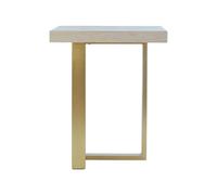 Orsina Villi Gold Finish Side Table