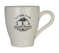 Premier Housewares Vintage Home Tea Mug/Coffee Mug/Vintage Style/Coffee Mugs/Hot Drinks/Mugs Set of 4W10 x D6 x H10cm/ Ideal for Drinking Hot Beverages And Drinks
