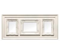 Vintage Style 3 Photo Frame Premier Housewares Cream One Size