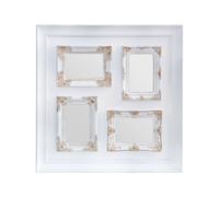 Premier Housewares Vintage Style White & Gold 4 Photo Frame