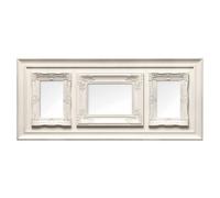 Premier Housewares Vintage Multi-Photo Frame for 3 Photos, Cream