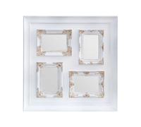Orsina Vintage Style White & Gold 4 Photo Frame,durable Gold Finish Picture Frame,lightweight Wall Display Piece