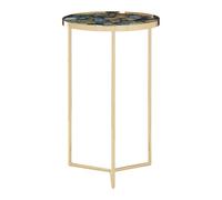 Orsina Vita Blue Agate Accent Table