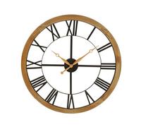 Orsina Vitus Black Metal Wall Clock