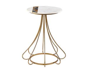 Orsina Vizzini Marble And Agate Side Table