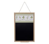 Orsina Wall Chalkboard, Natural Wood Frame With Classic Black Writing Surface, Ideal For Memos, Shopping Lists Orsina Natural