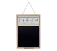 Orsina Wall Chalkboard, Natural Wood Frame With Classic Black Writing Surface, Ideal For Memos, Shopping Lists