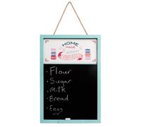 Orsina Wall Chalkboard, Ornate White Frame With Vintage French Styling, Ideal For Notes, Reminders, Or Daily in Blue Orsina Blue