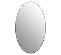 Orsina Wall Mirror With Black Finish Frame, Versatile Large Wall Mirror, Functional Mirror With Mirrored Surface