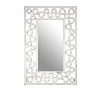 Interiors by Premier Puzzle Wall Mirror with Scrolled Frame One Size Silver
