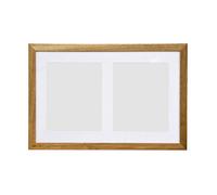 Walnut Wood 2 of 8 x 10 Collage Photo Frame Premier Housewares Natural One Size