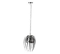 Orsina Weeping Willow Style Small Pendant Light, Luxe Hanging Ceiling Light, Decorative Ceiling Lamp For Stairwell in Silver Orsina Silver