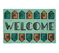 Orsina Welcome Home Light Green Doormat | Size: 100 cm diameter Orsina Green 100 cm diameter