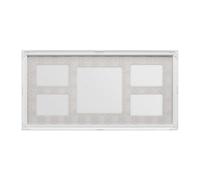 Orsina White 5 Multi-Photo Frame,decorative Wall Frame For Hallway,picture Frame With Square & Landscape Options