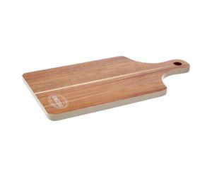 Orsina White Accacia Wood Chopping & Serving Board, Wooden Cutting Board for Kitchen, Chopping Board for Vegetables in Natural Orsina Natural