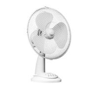 Three Speed Oscillation White Desk Fan Premier Housewares White One Size