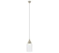 Oslo 18cm Dia Pendant Light White Adjustable House Contemporary Durable Glass