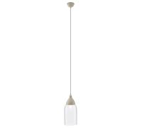 Oslo 18cm Dia Pendant Light White Adjustable House Contemporary Durable Glass