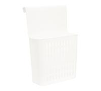 Orsina White Hangable Organizer Basket, Ventilated Plastic Organizer, Functional Hanging Holder, Plastic Storage Caddy Orsina White