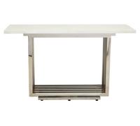 Orsina White Marble Console Table