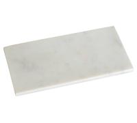 Orsina White Rectangular Marble Board, Elegant Natural Marble Cutting Board with Smooth Finish Orsina White
