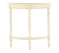 Heritage Console Table Half Moon Antique White