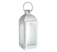 Orsina White Wash Small Mild Steel Lantern Orsina White