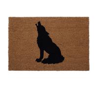 Wolf Doormat Premier Housewares Brown 100cm diameter
