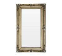 Orsina Wood Frame Wall Mirror,boutique Design Mirror For Home Décor,golden Hanging Mirror With Decorative Motifs