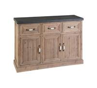 Orsina Wooden Sideboard, Mid Century Modern Sideboard, Solid Wood Sideboard, Delivered Fully Assembled in Natural Orsina Natural