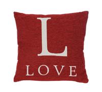 Premier Housewares Chenille Cushion Love