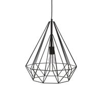 Orsina Wyra Black Conical Pendant Light