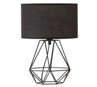 Orsina Wyra Black Shade Table Lamp Orsina Black