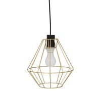 Orsina Wyra Champagne Gold Cage Pendant Light