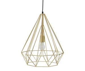 Orsina Wyra Champagne Gold Conical Pendant Light