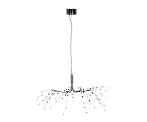 Orsina Xavia Black And Clear 8 Light Ceiling Light