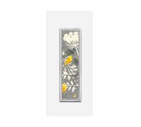 Orsina Yellow Bird 2 Framed Wall Art Home Wall Décor in White Orsina White