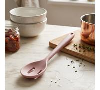 Orsina Yellow Silicone Slotted Spoon, Heat Resistant Cooking Spoon to Drain Oil & Liquids, Non-Scratch Kitchen Spoon in Pink Orsina Pink