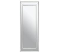 Orsina Yula Rectangular Wall Mirror With Silver Finish Frame