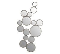 Orsina Zariah Large Silver Multi Circle Wall Mirror