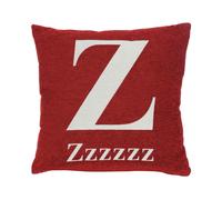 Orsina Zzzzzz Words Cushion in Red Orsina Red
