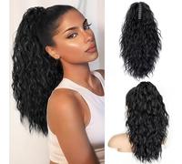 ORSUNCER - MATERIAL INTRODUCTION: Our ponytail extensions are made of premium synthetic fibers.Safe, comfortable and beautiful.Touch them with your hands as soft as your