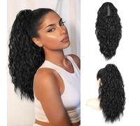 ORSUNCER - MATERIAL INTRODUCTION: Our ponytail extensions are made of premium synthetic fibers.Safe, comfortable and beautiful.Touch them with your hands as soft as your