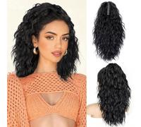 ORSUNCER - MATERIAL INTRODUCTION: Our ponytail extensions are made of premium synthetic fibers.Safe, comfortable and beautiful.Touch them with your hands as soft as your