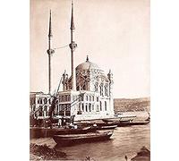 Ortakay Mosque Istanbul Turkey Baroque Art Print Canvas Premium Wall Decor Poster Mural