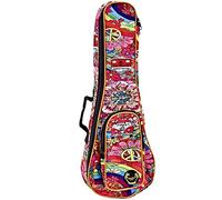 ORTEGA Gigbag for Soprano Ukuleles with Shoulder Straps - Peace 68 (KUB-68-SO)