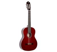 Ortega Guitars 4/4 Classical Guitar - Family Series - Including Gig Bag - Spruce, Mahogany, Red (R121WR)