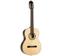 Ortega Guitars 4/4 Classical Guitar - Performer Series - Including Gig Bag - Solid Sitka Spruce / Walnut, Gloss Natural (R158)