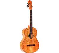 Ortega Guitars 4/4 Classical Guitar - Slim Neck - The Private Room Series - Including Gig Bag - Spalted Maple, Natural (RSM-REISSUE)