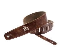 Ortega Guitars Adjustable Guitar Strap - Acoustic Guitar / Bass, Electric Guitar / Bass - Suede Series - Suede Leather, Vintage Malt (OSSU-50)